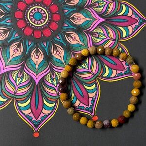 Faceted Mookaite Bracelet